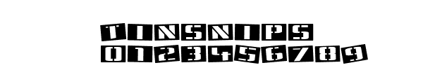 Fuente Tinsnips.ttf