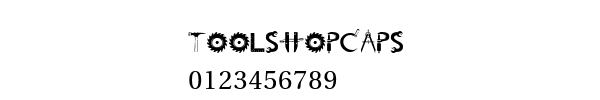 Fuente Toolshopcaps.ttf