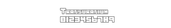 Fuente Transuranium.ttf