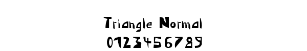 Fuente Triangle  Normal.ttf
