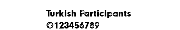 Fuente Turkish Participants.ttf