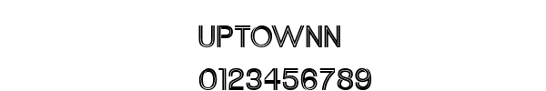 Fuente UPTOWNN.TTF