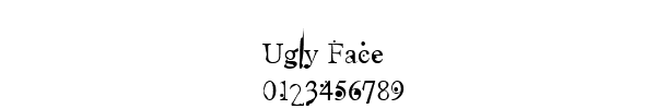 Fuente Ugly Face.ttf