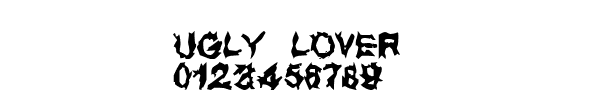 Fuente Ugly Lover.ttf