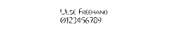Fuente Ulse Freehand .ttf