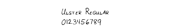 Fuente Ulster Regular.ttf