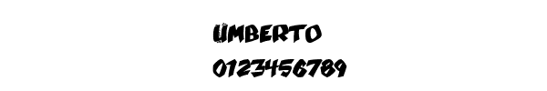 Fuente Umberto.ttf