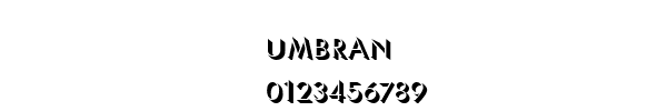 Fuente Umbran.ttf