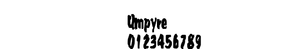 Fuente Umpyre.ttf