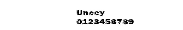 Fuente Uncey.ttf