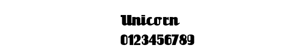 Fuente Unicorn.ttf
