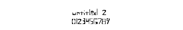 Fuente Untitled 2.ttf