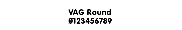 Fuente VAG Round.ttf