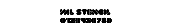 Fuente VAL Stencil.ttf