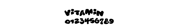 Fuente VITAMIN.TTF