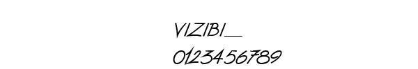 Fuente VIZIBI__.TTF