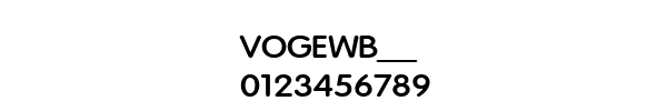 Fuente VOGEWB__.TTF