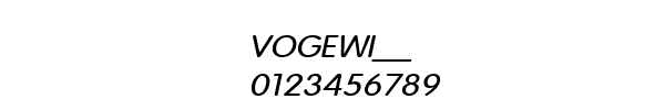 Fuente VOGEWI__.TTF