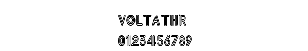Fuente VOLTATHR.TTF
