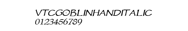 Fuente VTCGoblinHandItalic.ttf