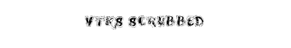 Fuente VTKS SCRUBBED.ttf
