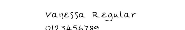 Fuente Vanessa Regular.ttf