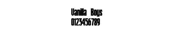 Fuente Vanilla Boys.ttf