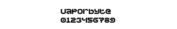 Fuente Vaporbyte.ttf