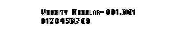 Fuente Varsity Regular-001.001.ttf