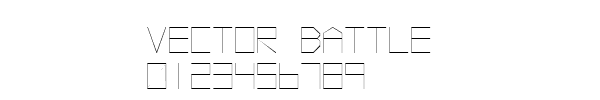 Fuente Vector Battle.ttf