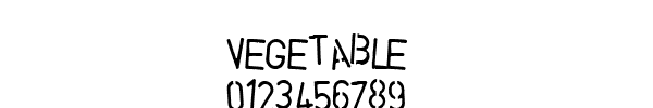 Fuente Vegetable.ttf