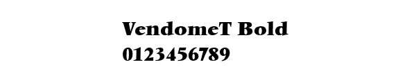 Fuente VendomeT Bold.ttf