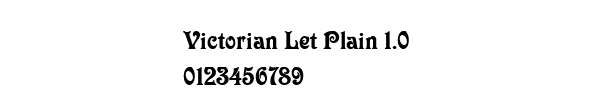 Fuente Victorian Let Plain 1.0.ttf