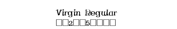 Fuente Virgin Regular.ttf