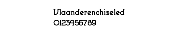 Fuente Vlaanderenchiseled.ttf