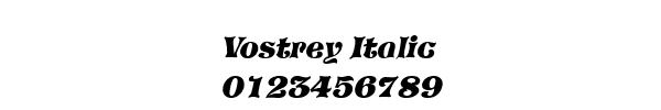 Fuente Vostrey Italic.ttf