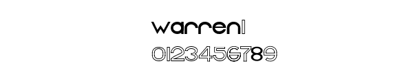 Fuente WARREN1_.TTF