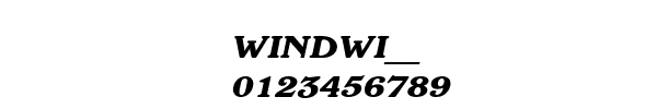 Fuente WINDWI__.TTF