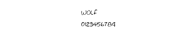 Fuente WOLF.TTF