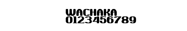 Fuente WaChaKa.ttf
