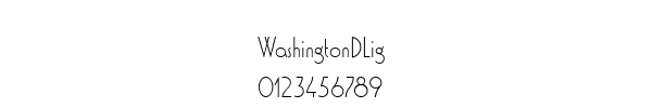 Fuente WashingtonDLig.ttf