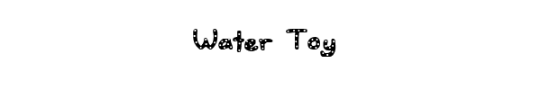 Fuente Water Toy.ttf