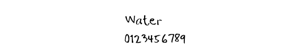 Fuente Water.ttf