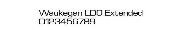 Fuente Waukegan LDO Extended.ttf