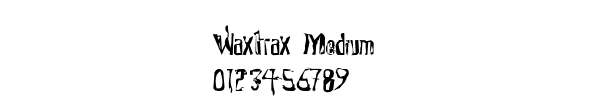 Fuente Waxtrax Medium.ttf