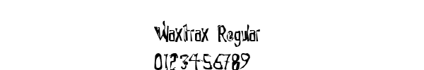 Fuente Waxtrax Regular.ttf