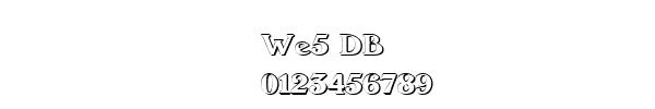 Fuente We5 DB.ttf