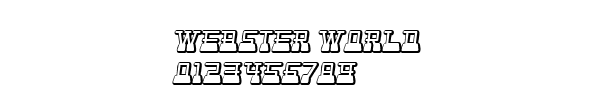 Fuente Webster World.ttf