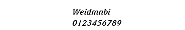 Fuente Weidmnbi.ttf