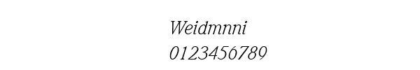 Fuente Weidmnni.ttf